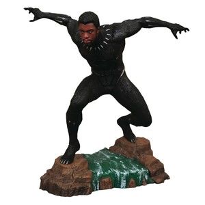 Gallery Marvel Movie BLACK PANTHER Chadwick Unmasked PVC Diorama Figure Sealed